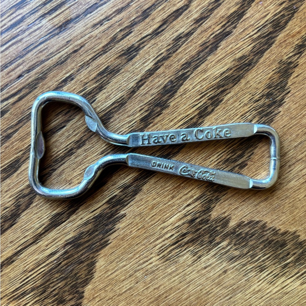 Vintage 3” long Coca-Cola Silver Tone Bottle Opener